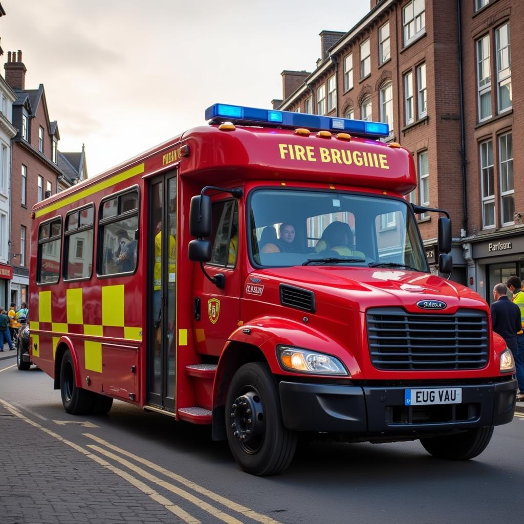 Vorteile eines gebrauchten Feuerwehrbusses mit 9 Sitzplätzen im Einsatz