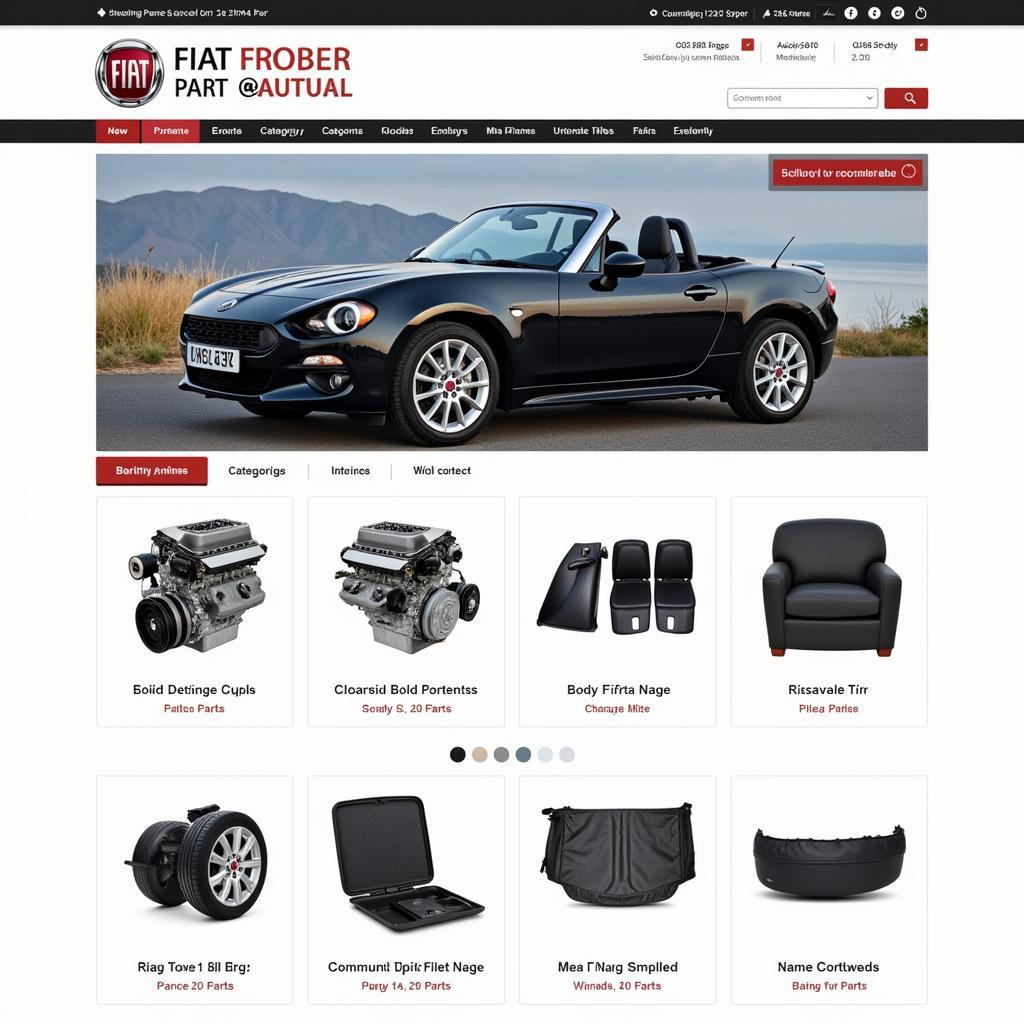 Online-Händler für Fiat 124 Spider Ersatzteile bieten eine große Auswahl an Teilen.