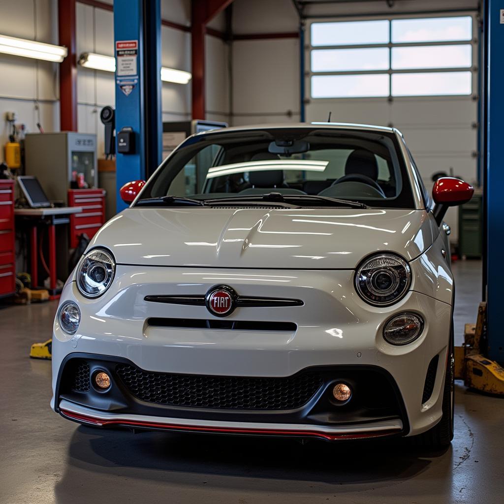 Wartung des Fiat 500 Cabrio Abarth