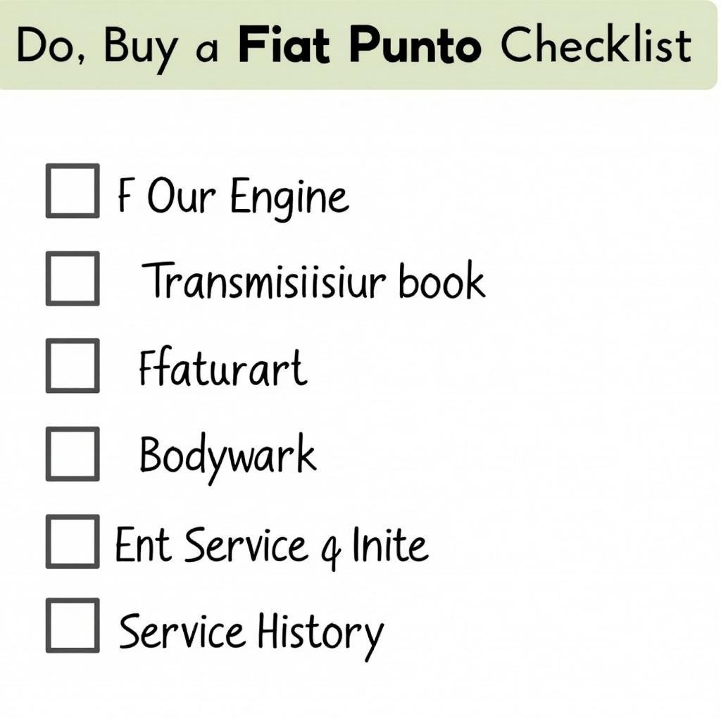 Checkliste für den Kauf eines gebrauchten Fiat Punto