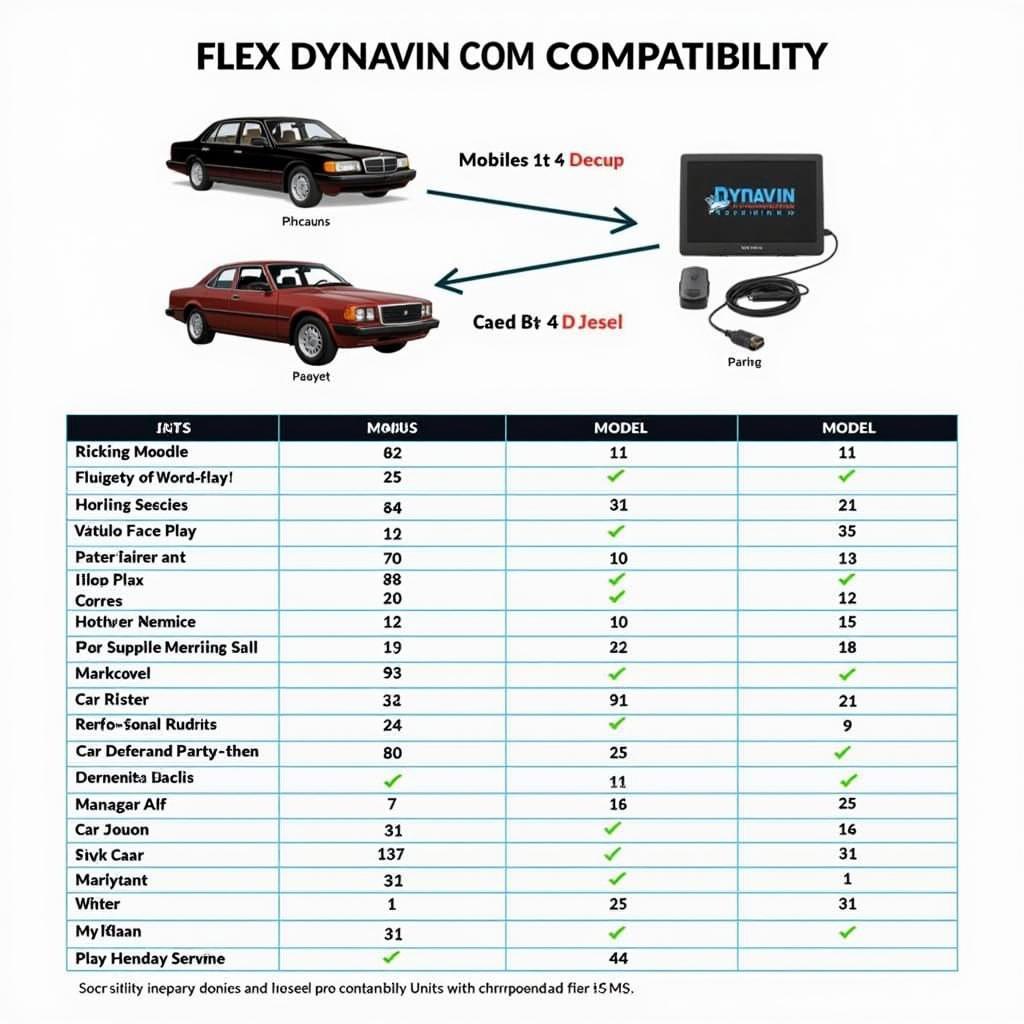 Kompatibilitätsliste Flex Dynavin Com