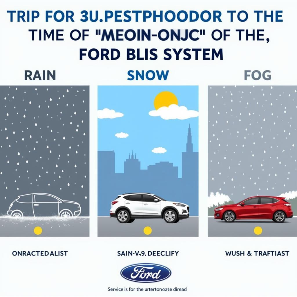 Ford BLIS Funktion bei verschiedenen Wetterbedingungen