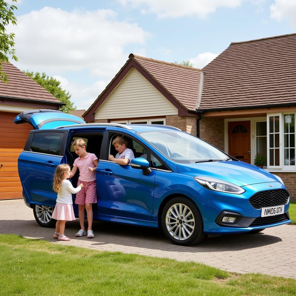 Ford Fiesta D als Familienauto