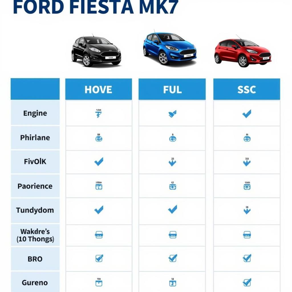 Ford Fiesta Mk7 Motor Vergleich