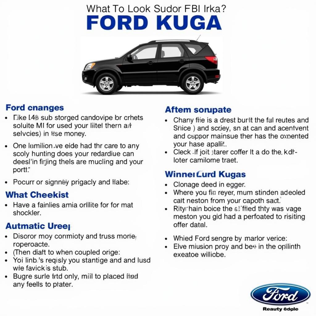 Ford Kuga Gebrauchtwagen Kaufberatung