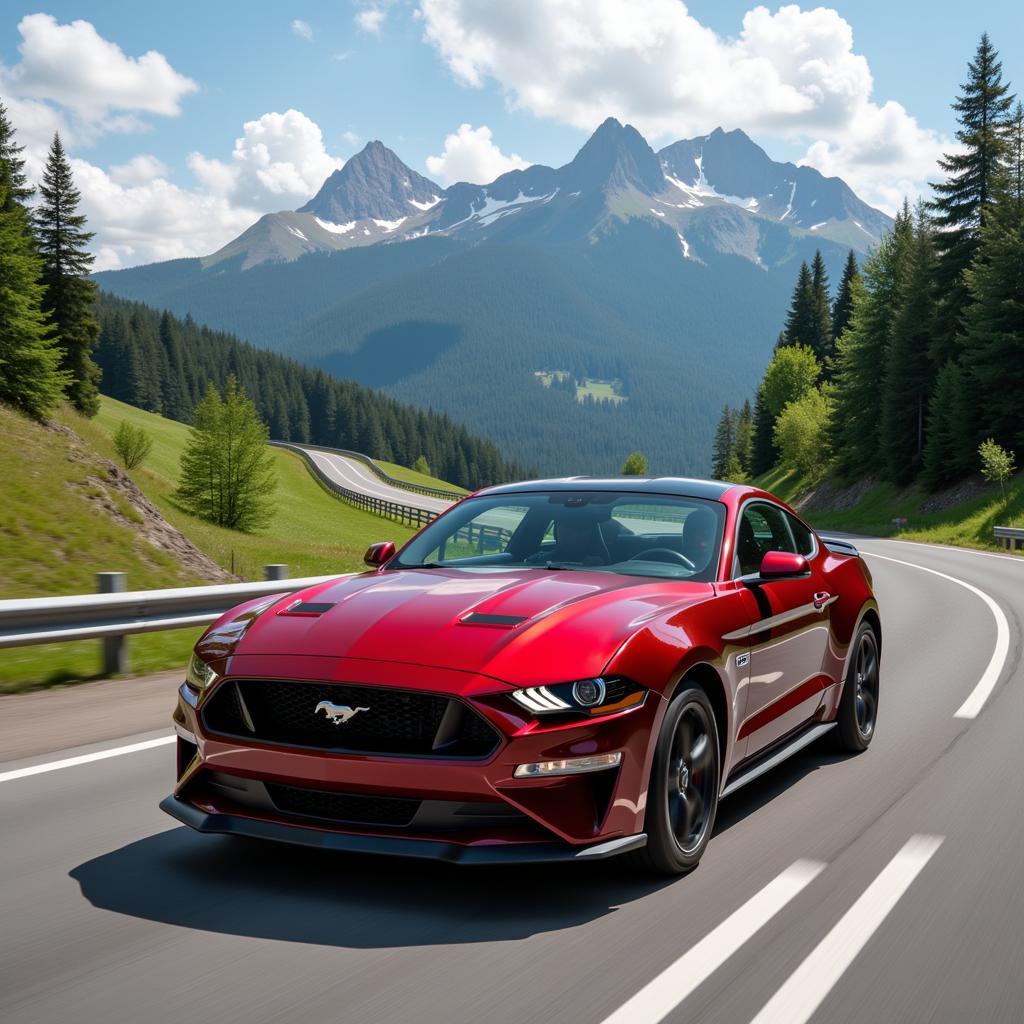 Der Ford Mustang 2024 auf deutschen Strassen: Ein beeindruckendes Bild