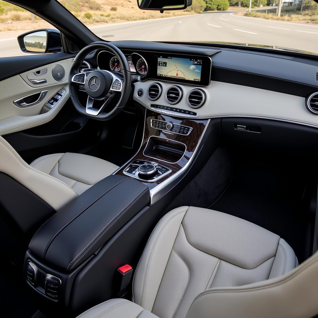 Interieur des GLE 400d Coupé