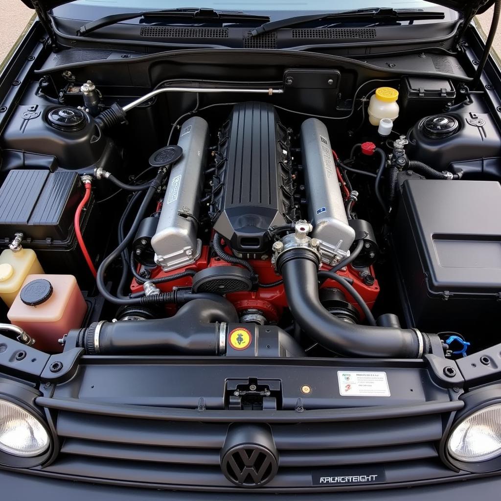 Golf 6 R32 Motorraum