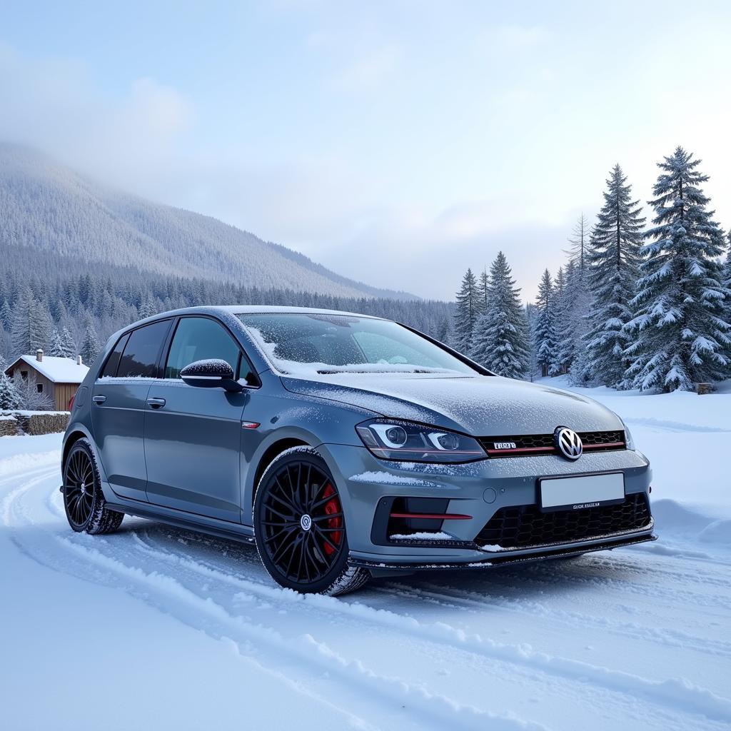 Golf 7 mit Standheizung im Winter