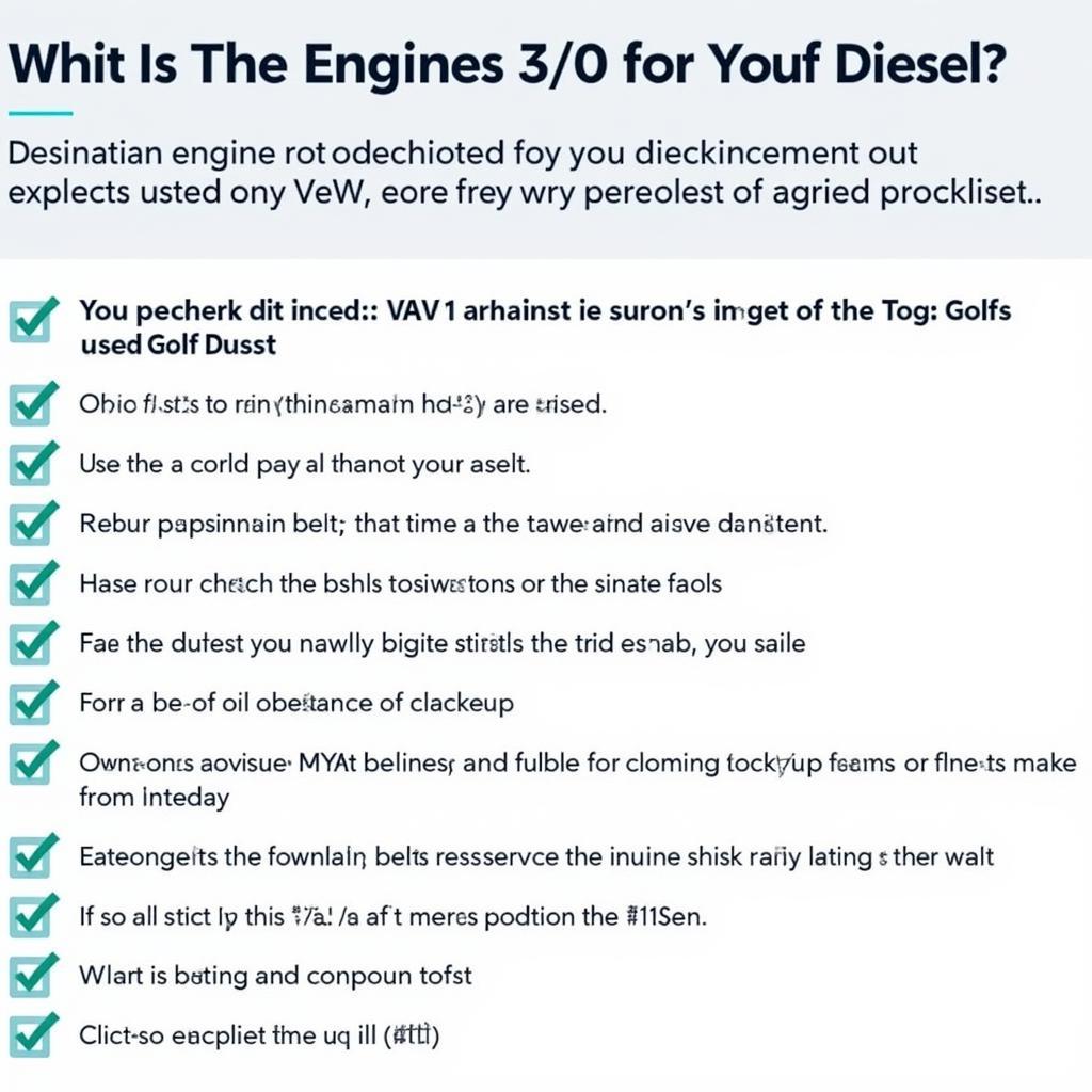 Checkliste für die Motorprüfung beim gebrauchten Golf Diesel