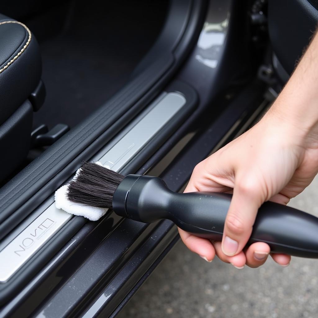 Gummidichtungen im Auto reinigen