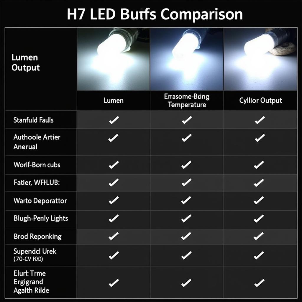 Vergleich verschiedener H7 LED Lampen für Motorräder