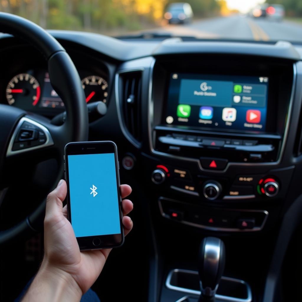 Bluetooth-Verbindung zwischen Smartphone und Auto