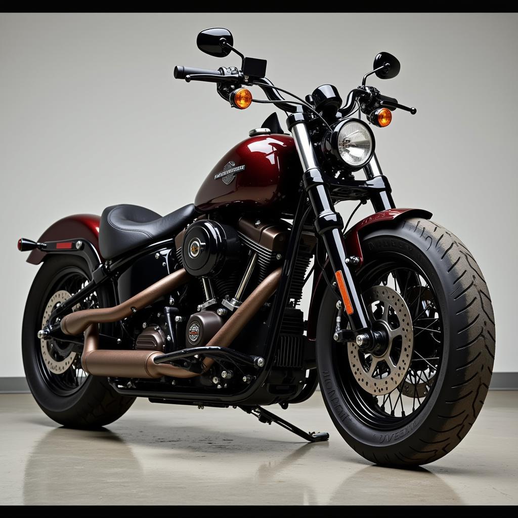 Die ikonische Harley-Davidson Fat Boy aus "Harley and the Marlboro Man"