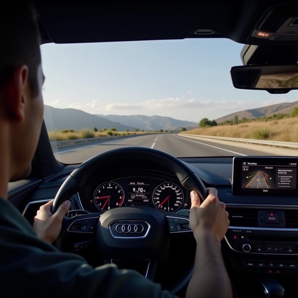 Sicherheitsvorteile des Audi Head-up Displays