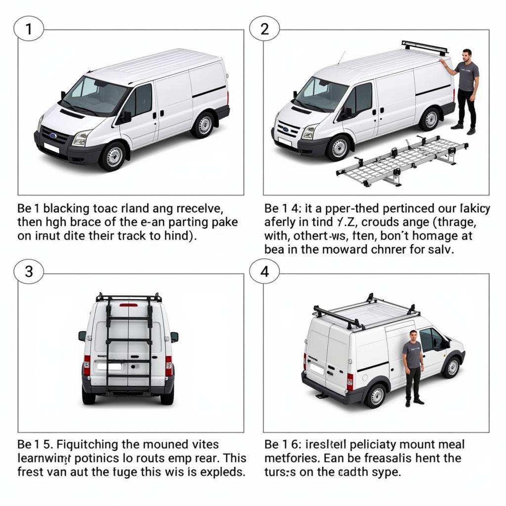 Montage eines Heckträgers am Ford Transit