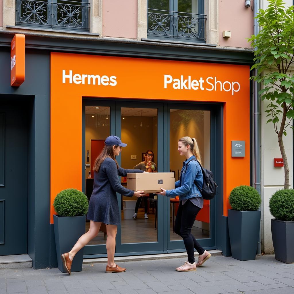 Hermes Paketshop Abgabe