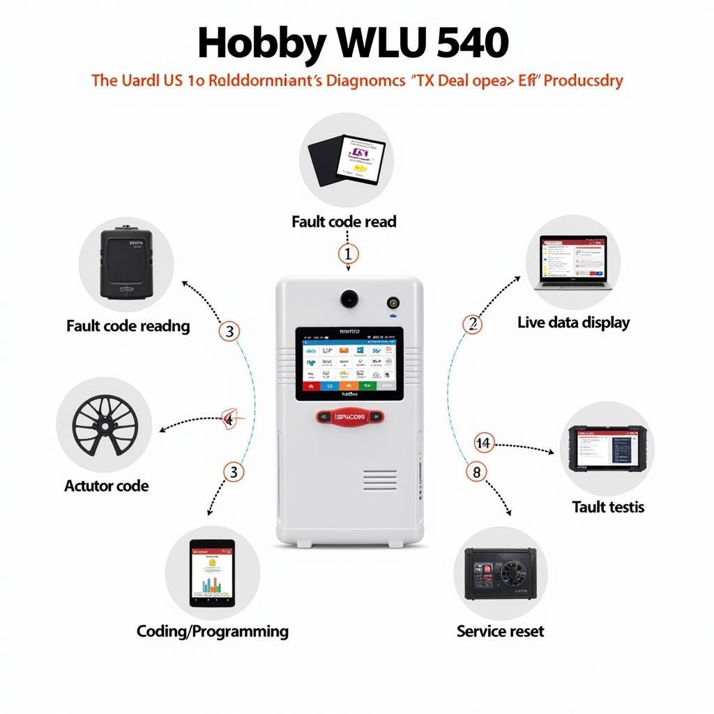 Übersicht der Funktionen des Hobby WLU 540