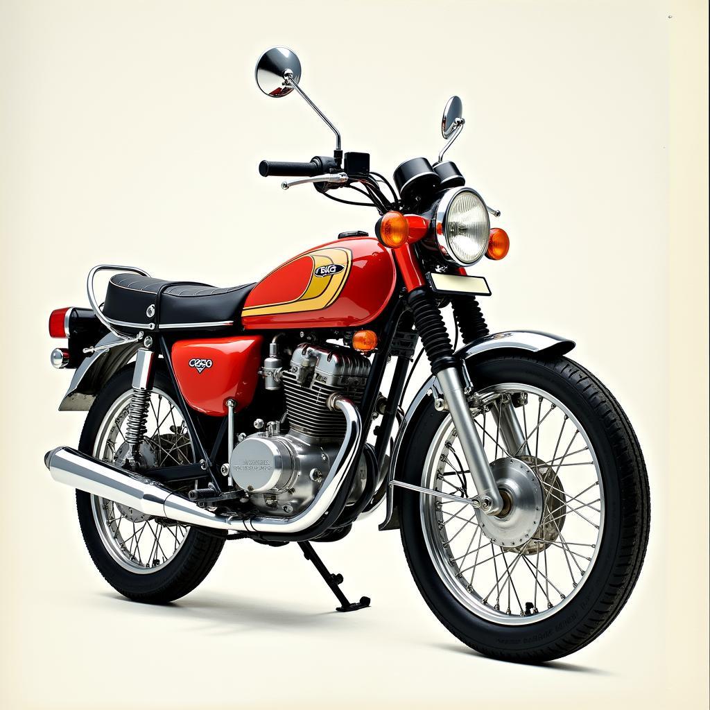 Die Honda CB350 Four in ihren frühen Produktionsjahren.