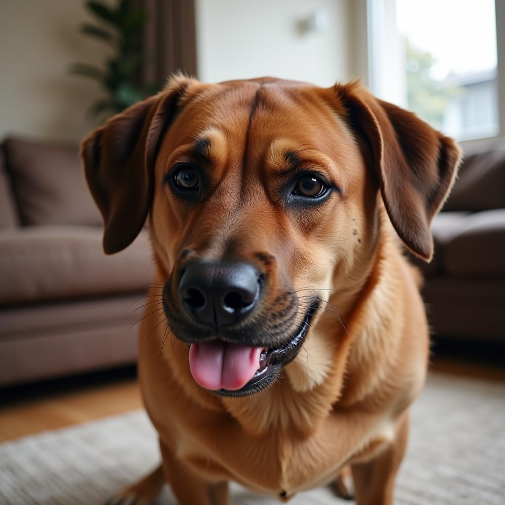 Hund hustet und macht komische Geräusche