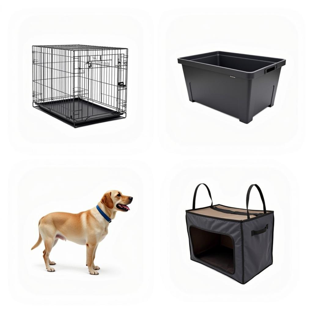 Verschiedene Hundebox Arten für Labrador