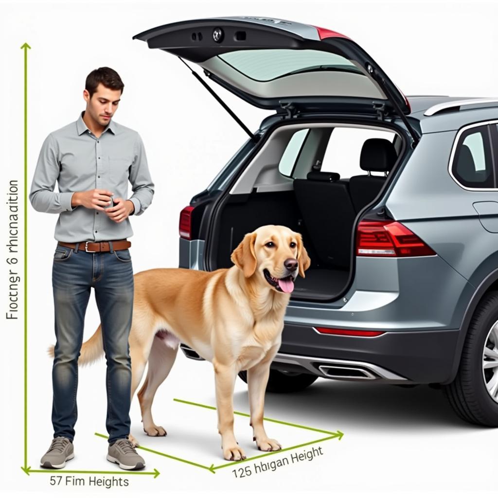 Hundebox Tiguan Maße messen