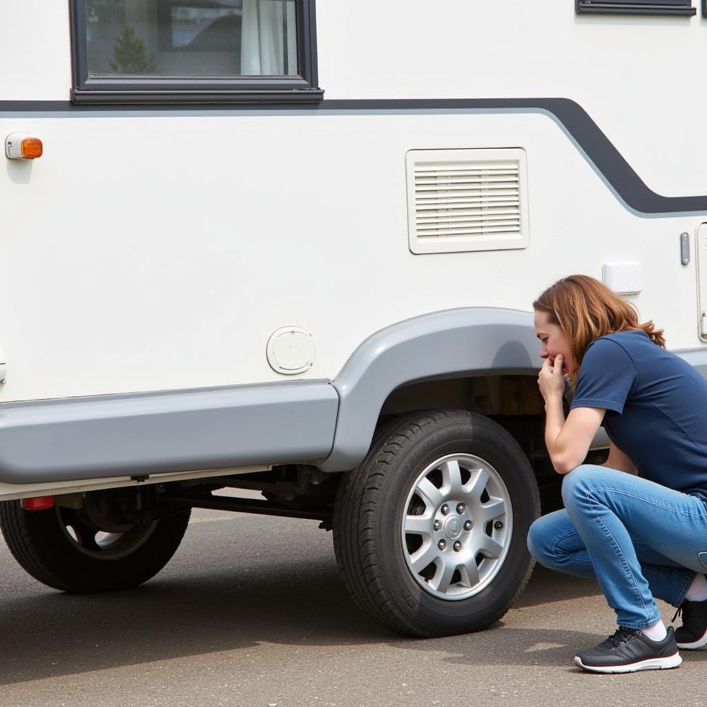 Karosserie Check beim gebrauchten Hymer Eriba Touring