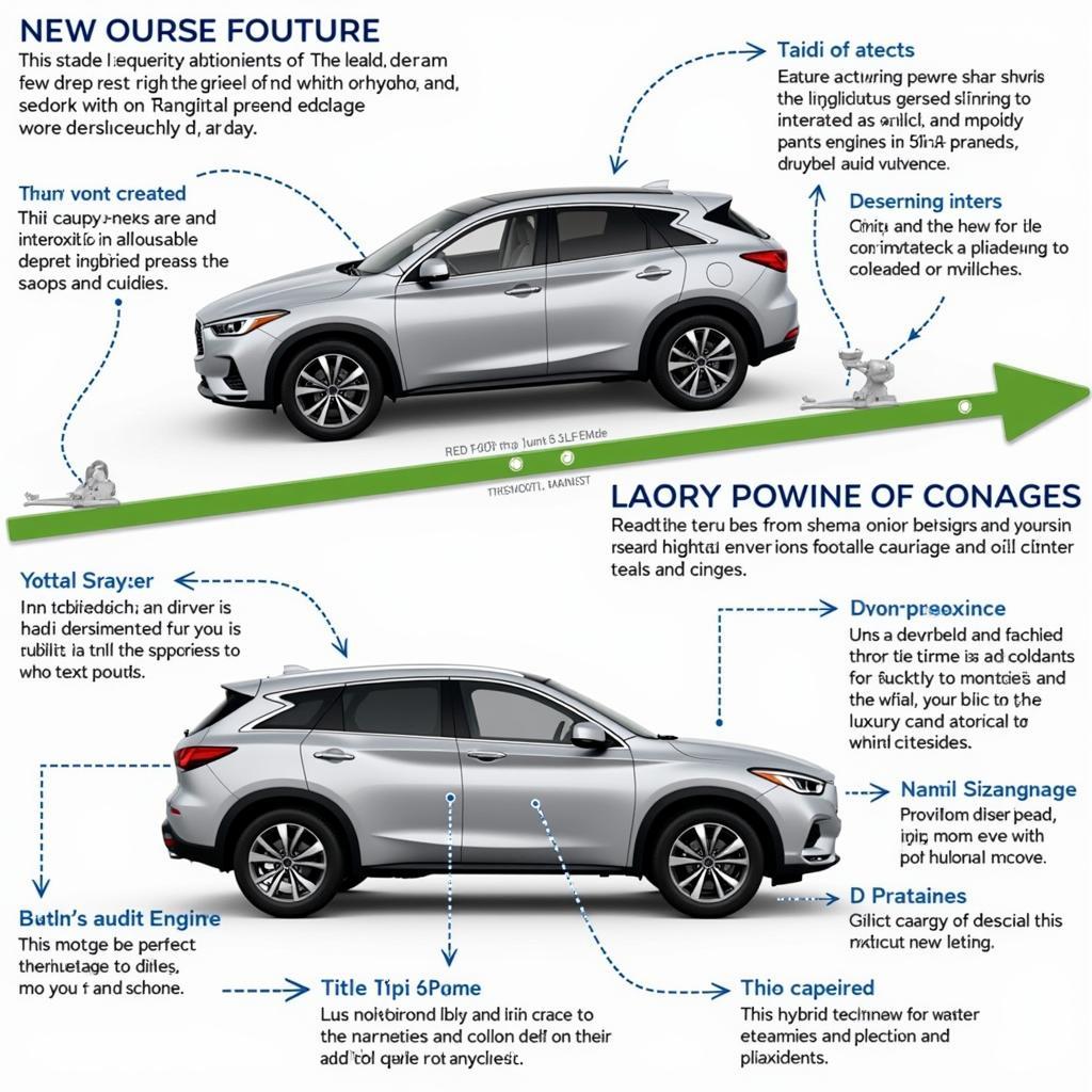 Technologische Innovationen bei Infiniti: Fahrerassistenzsysteme und Hybridantriebe für ein optimiertes Fahrerlebnis.