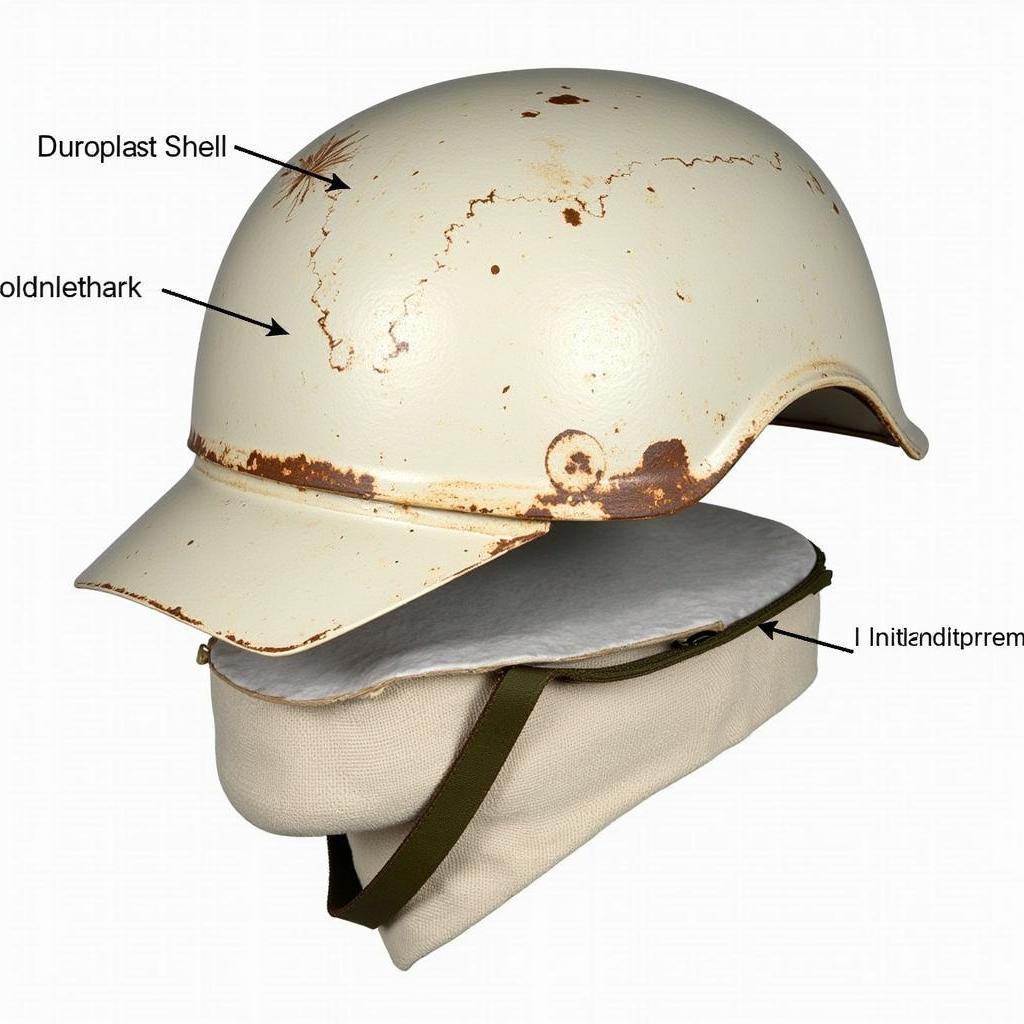 Material und Konstruktion eines DDR-Integralhelms