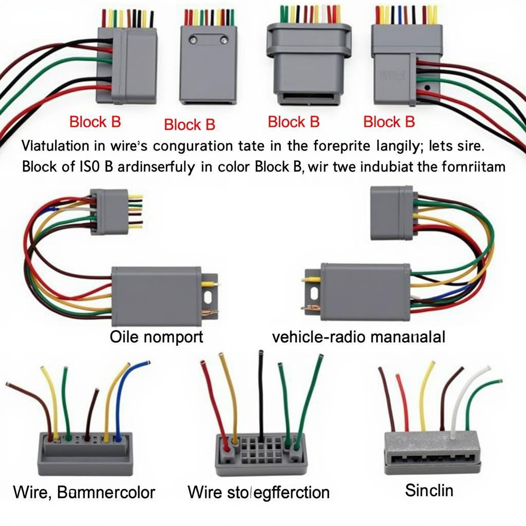 ISO Stecker Block B Varianten