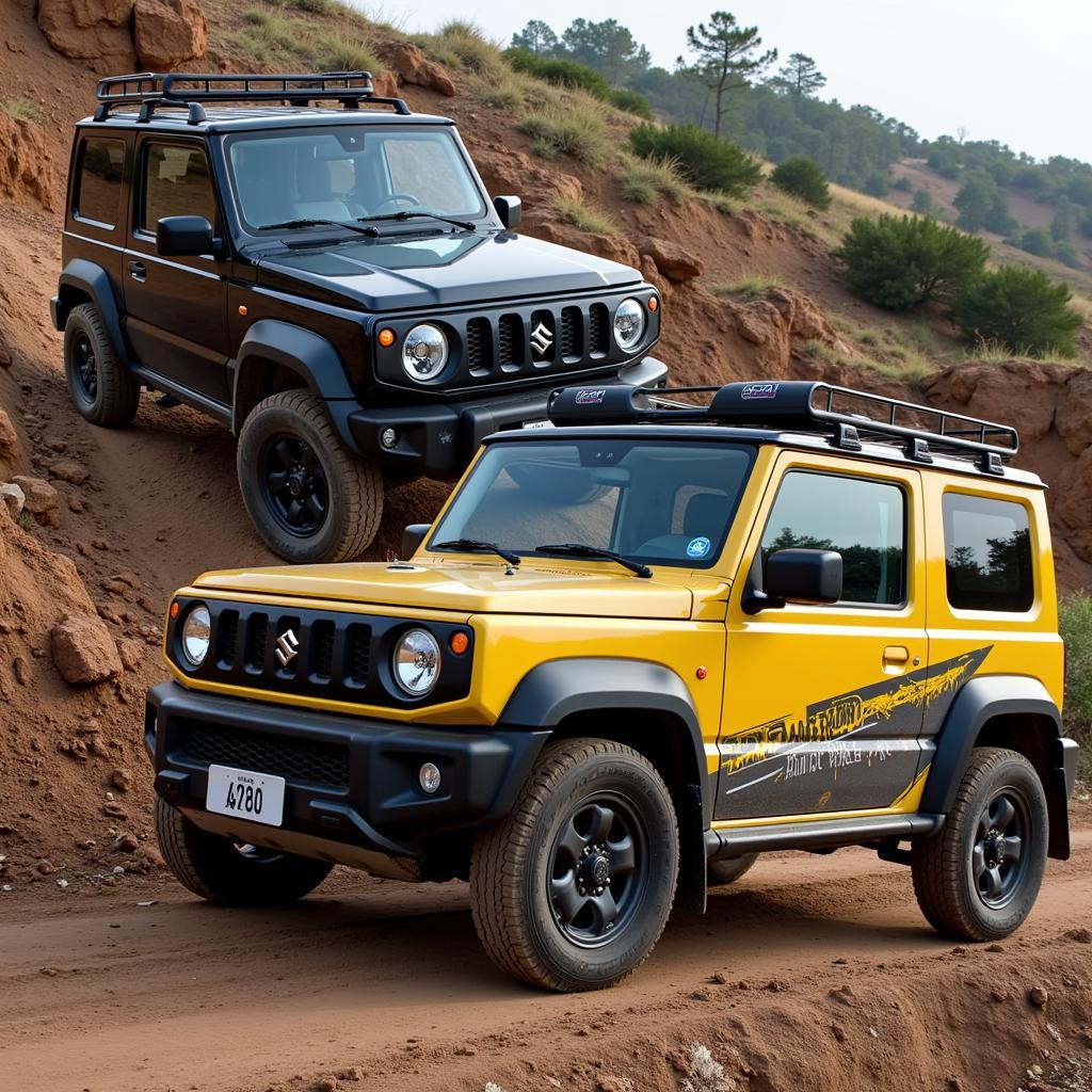 Jimny Ranger Suzuki im Gelände