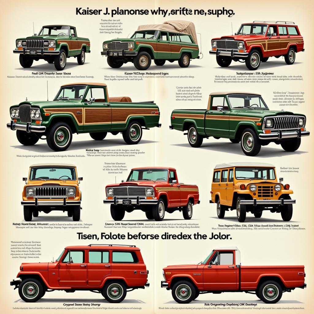 Kaiser Jeep Wagoneer und Gladiator