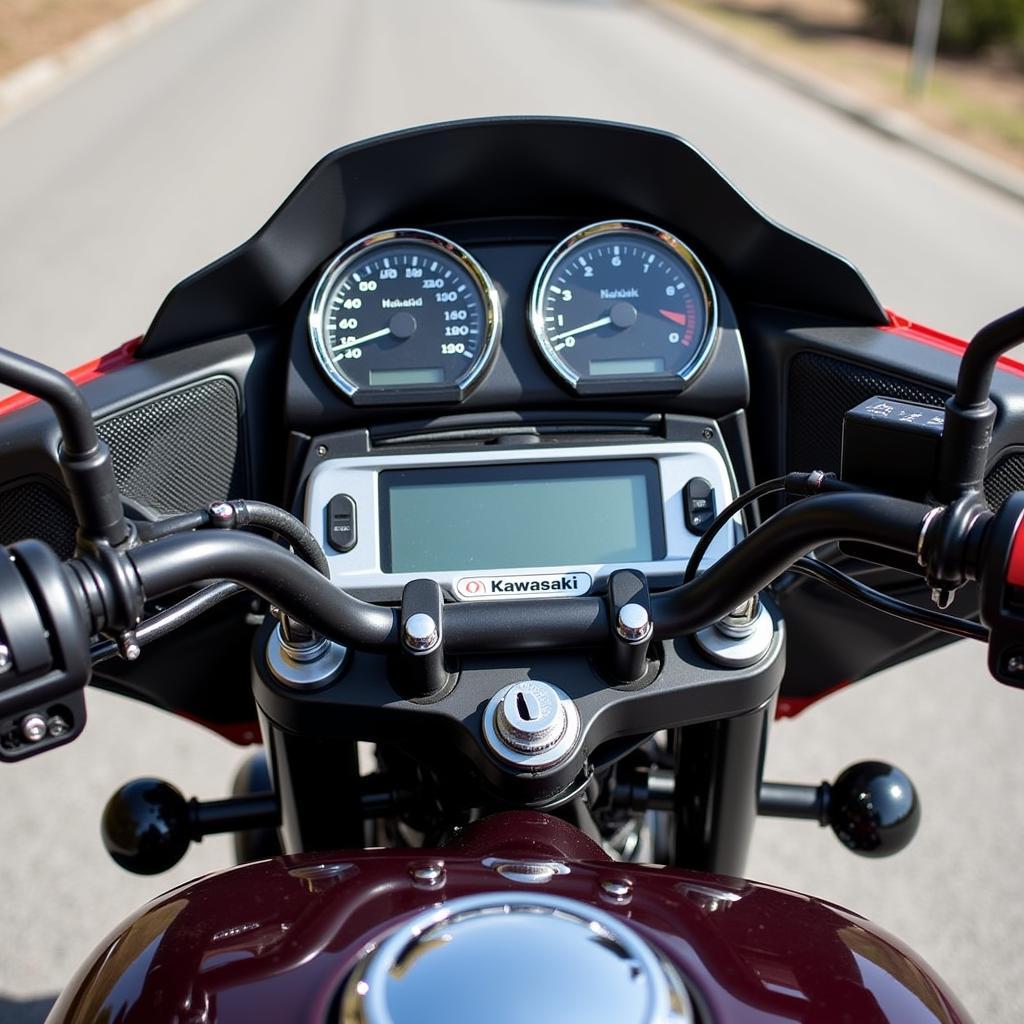 Kawasaki VN 1700 Classic Tourer Cockpit