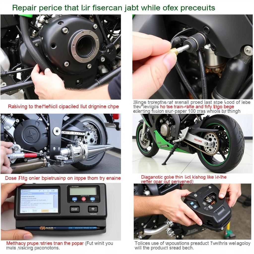 Kawasaki ZX10R 2004 Reparatur und Diagnose: Ein detaillierter Blick auf die wichtigsten Komponenten und Verfahren.