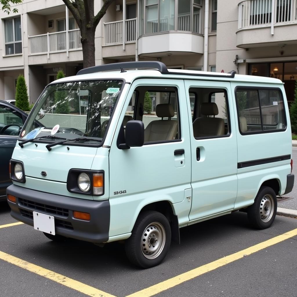 Kei Car Parkplatz