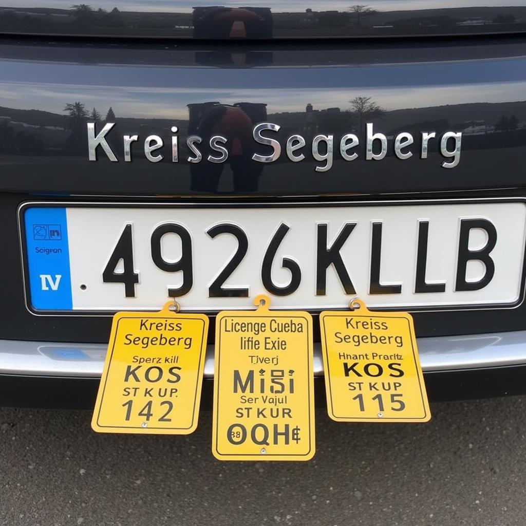 Kennzeichen Kosten Kreis Segeberg