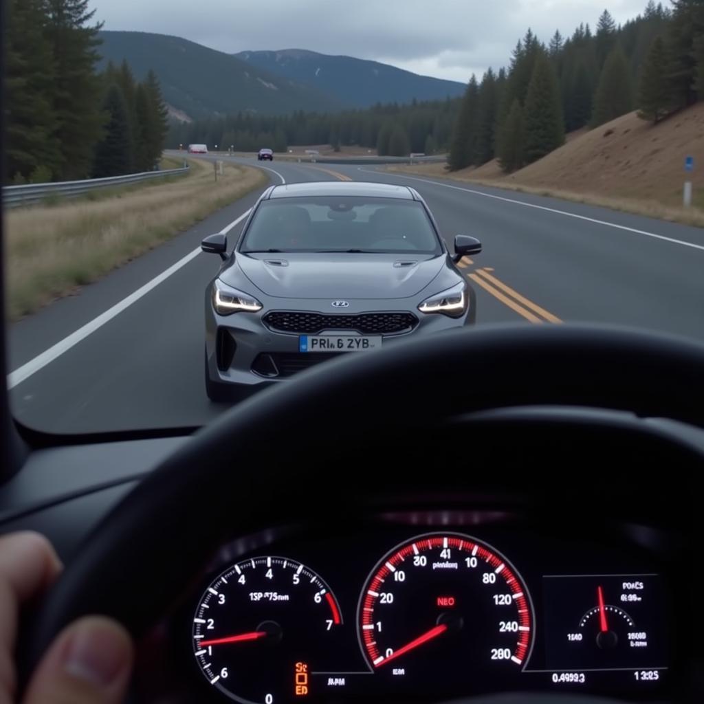 Kia Stinger GT Beschleunigung von 0 auf 100 km/h