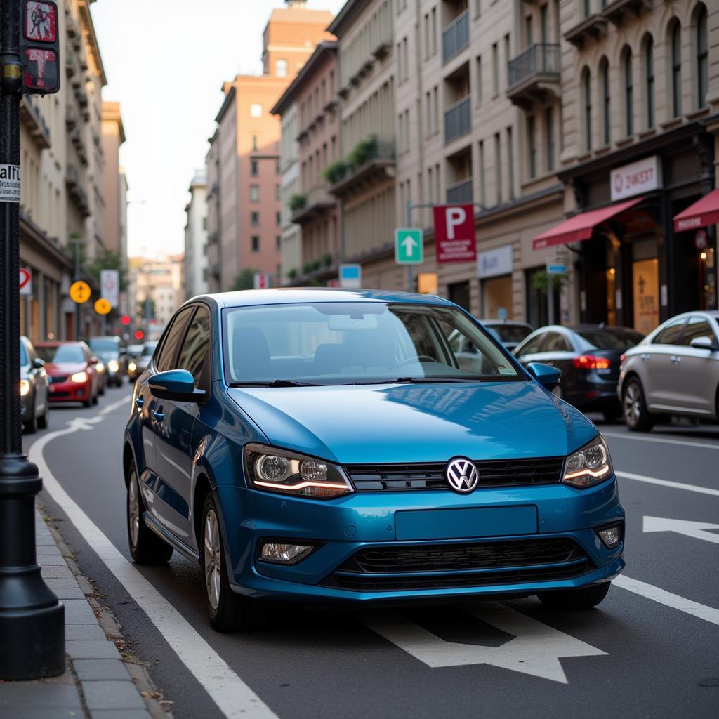 VW Polo im Stadtverkehr - Ideal für Fahranfänger