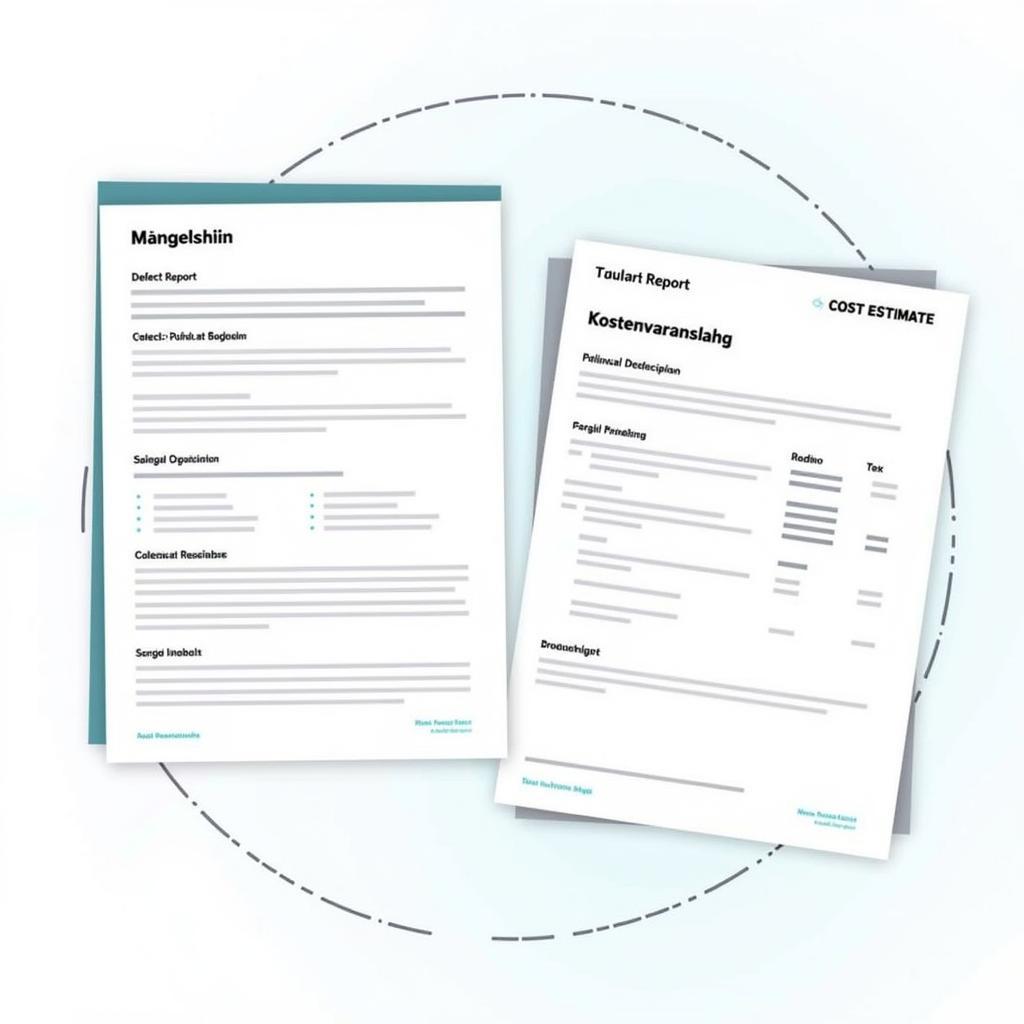 Kostenvoranschlag und Mängelschein im Vergleich