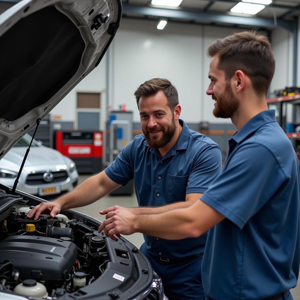 Kundenberatung in der KFZ-Werkstatt