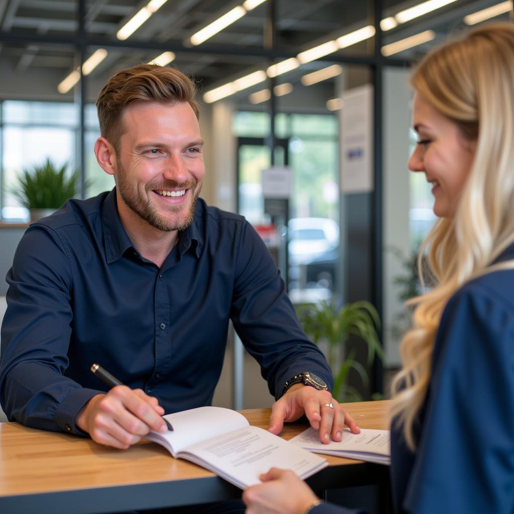 Freundlicher Kundenservice im Autohaus König Witten