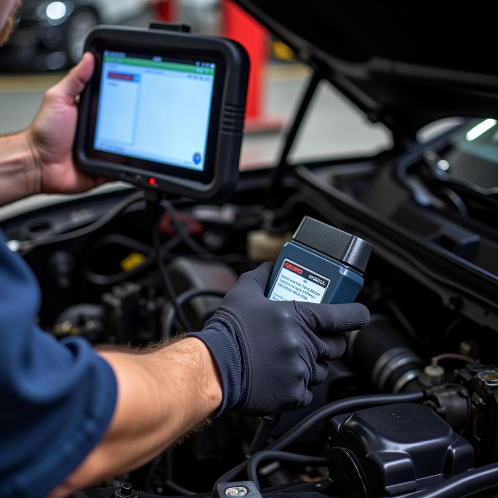 Diagnose mit OBD-Gerät