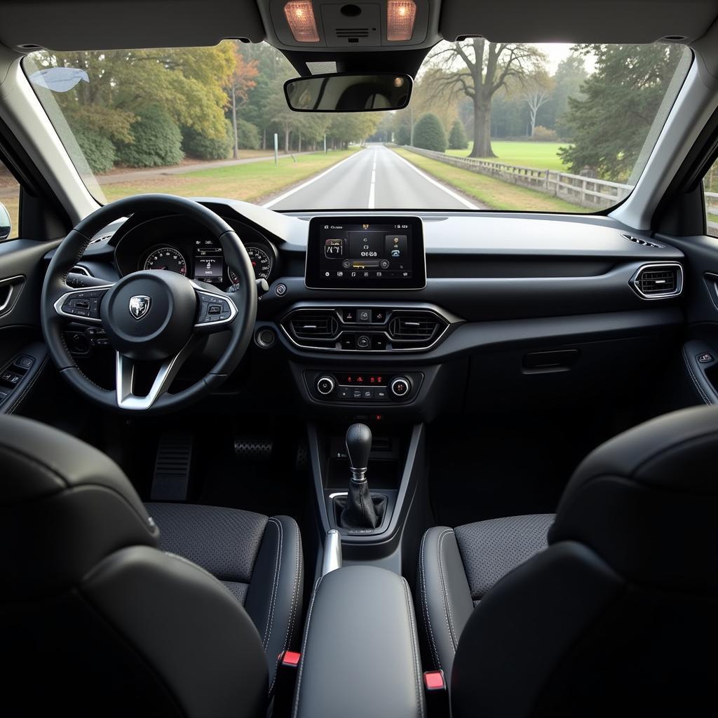 Lancia Ypsilon 2023 Innenraum: Modernes Design und komfortables Ambiente.