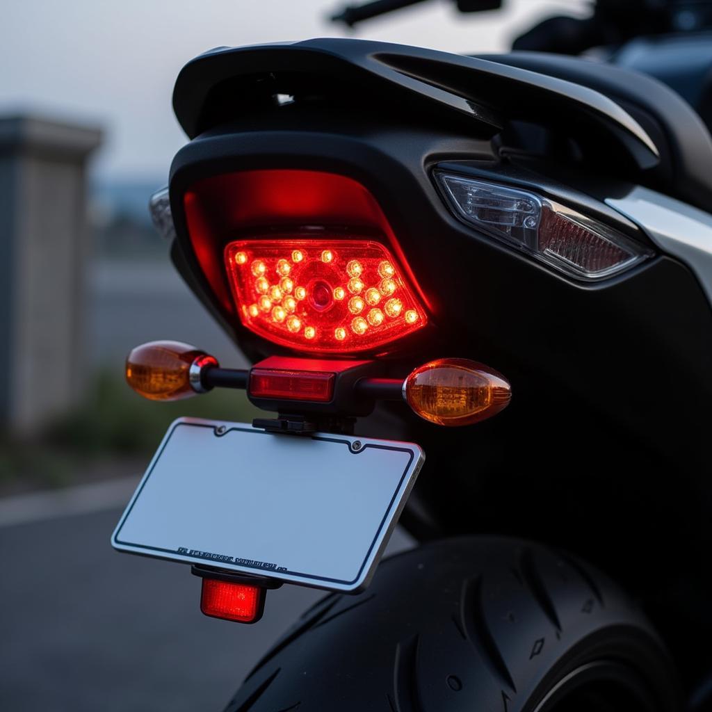 LED Kennzeichenleuchte Motorrad