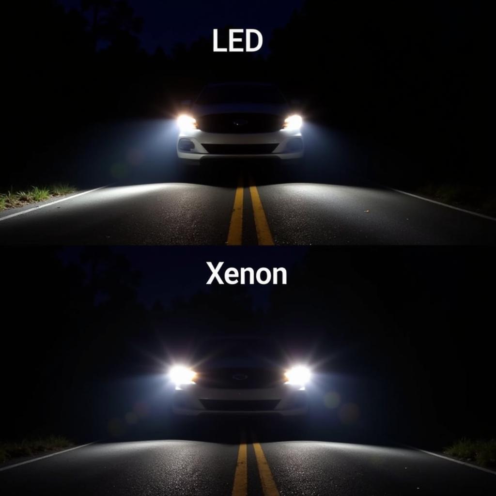 LED vs. Xenon Lichtvergleich