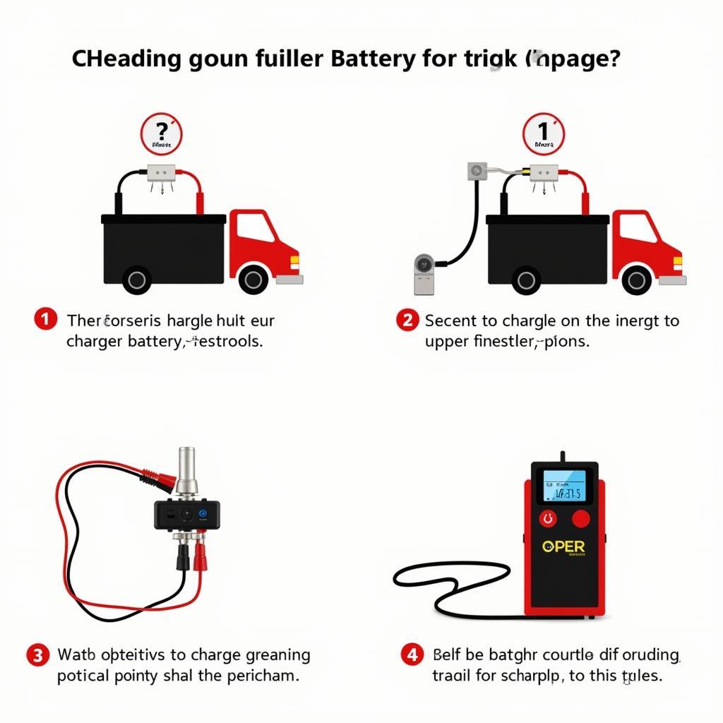 LKW Batterie Ladeprozess