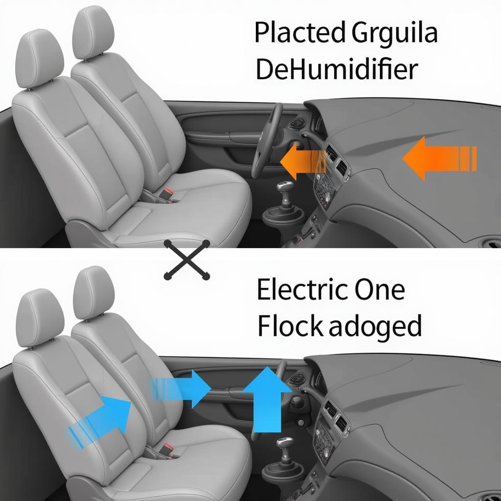 Richtige Platzierung des Luftentfeuchters im Auto