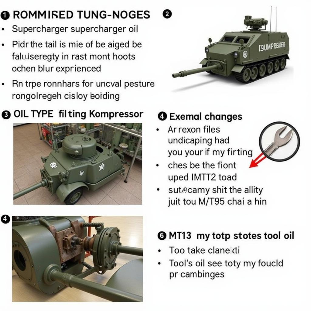 Wartung des M113 Kompressors