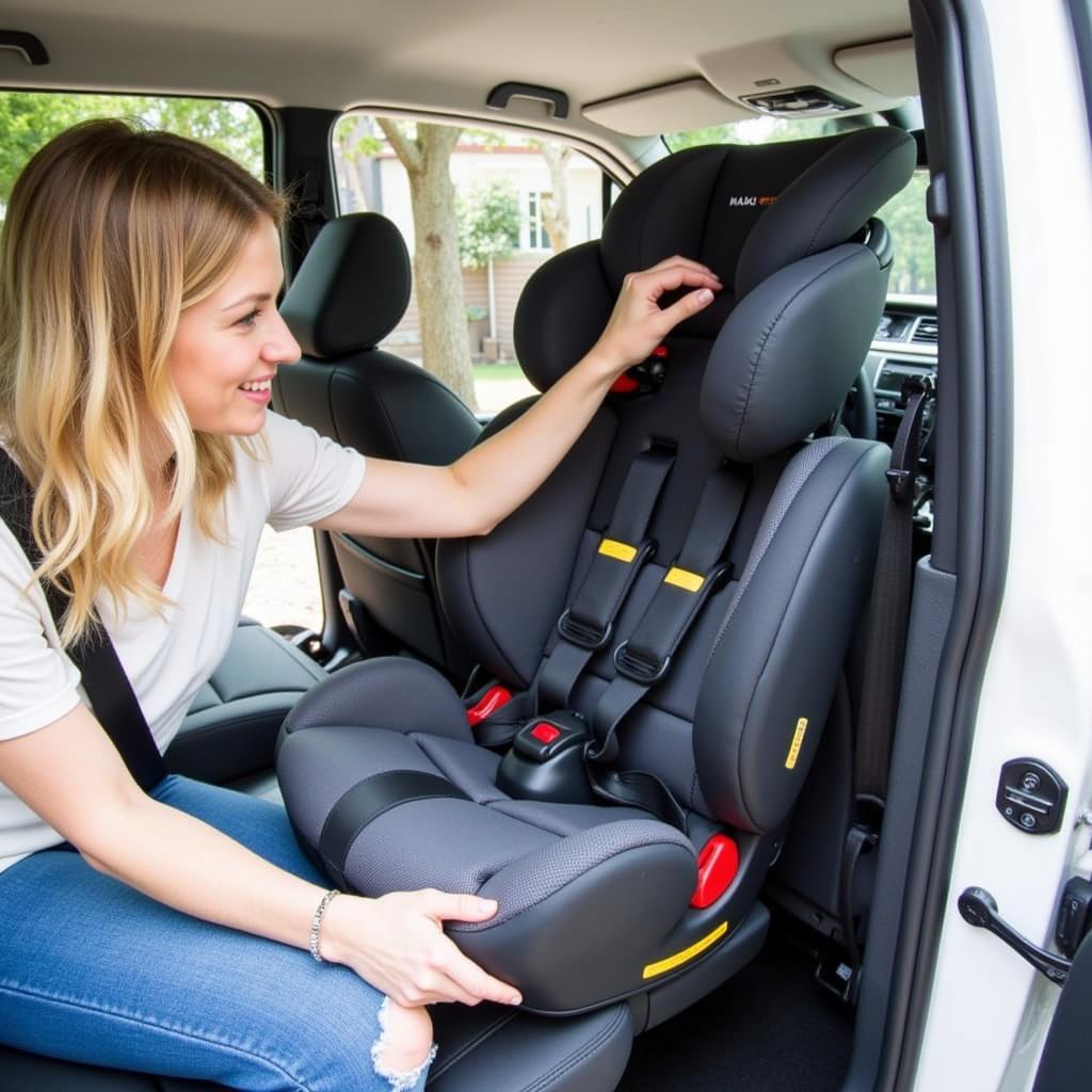 Maxi Cosi Universal 9-18 kg Installation mit Isofix