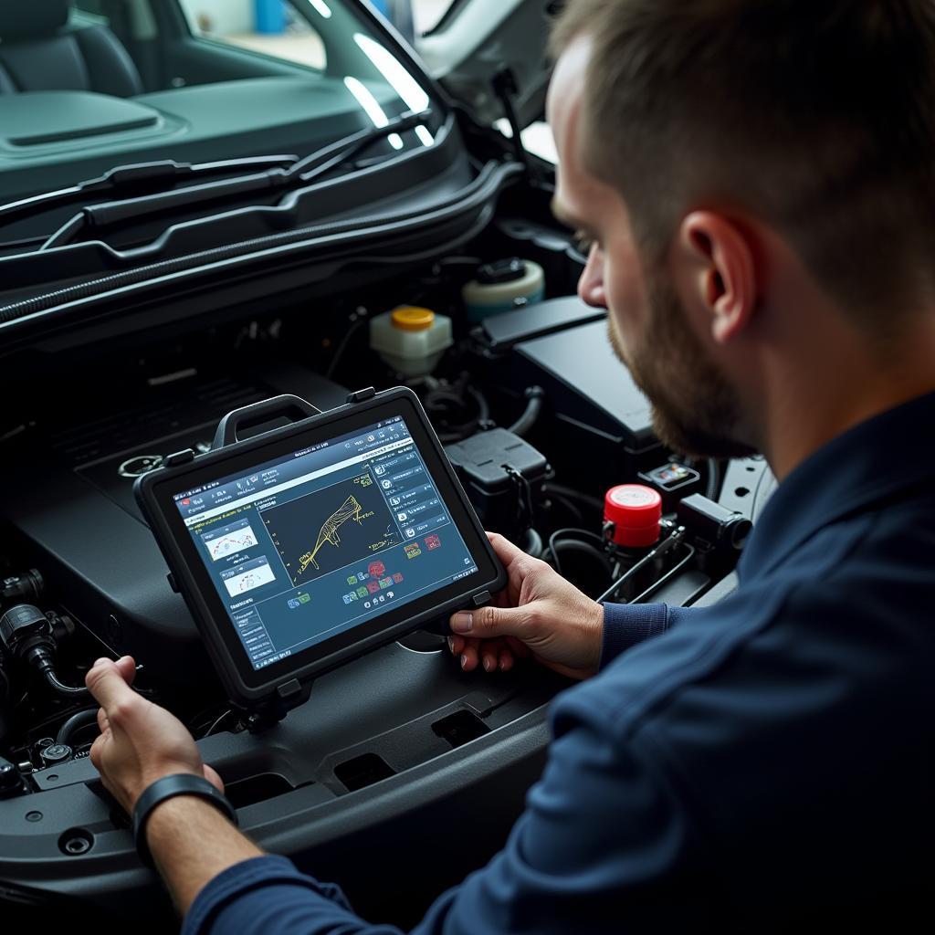 Werkstattdiagnose beim Mazda CX-30 Skyactiv-X